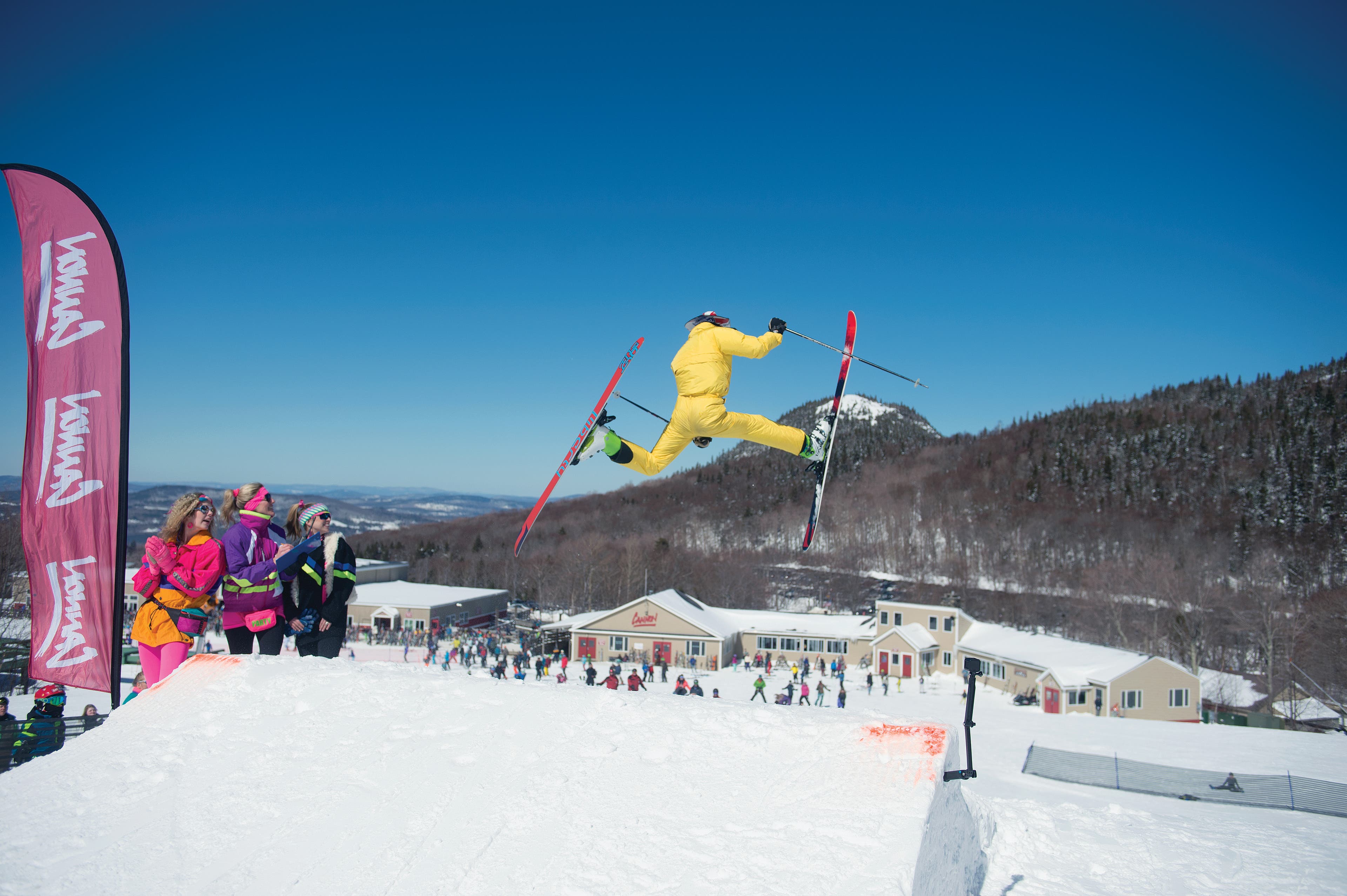 HOT DIGGITY DOG Photographer Greg Keeler caught this radical mid-air shot of Carter Davidson, one of the winners of last year’s Cannon Mountain Old…