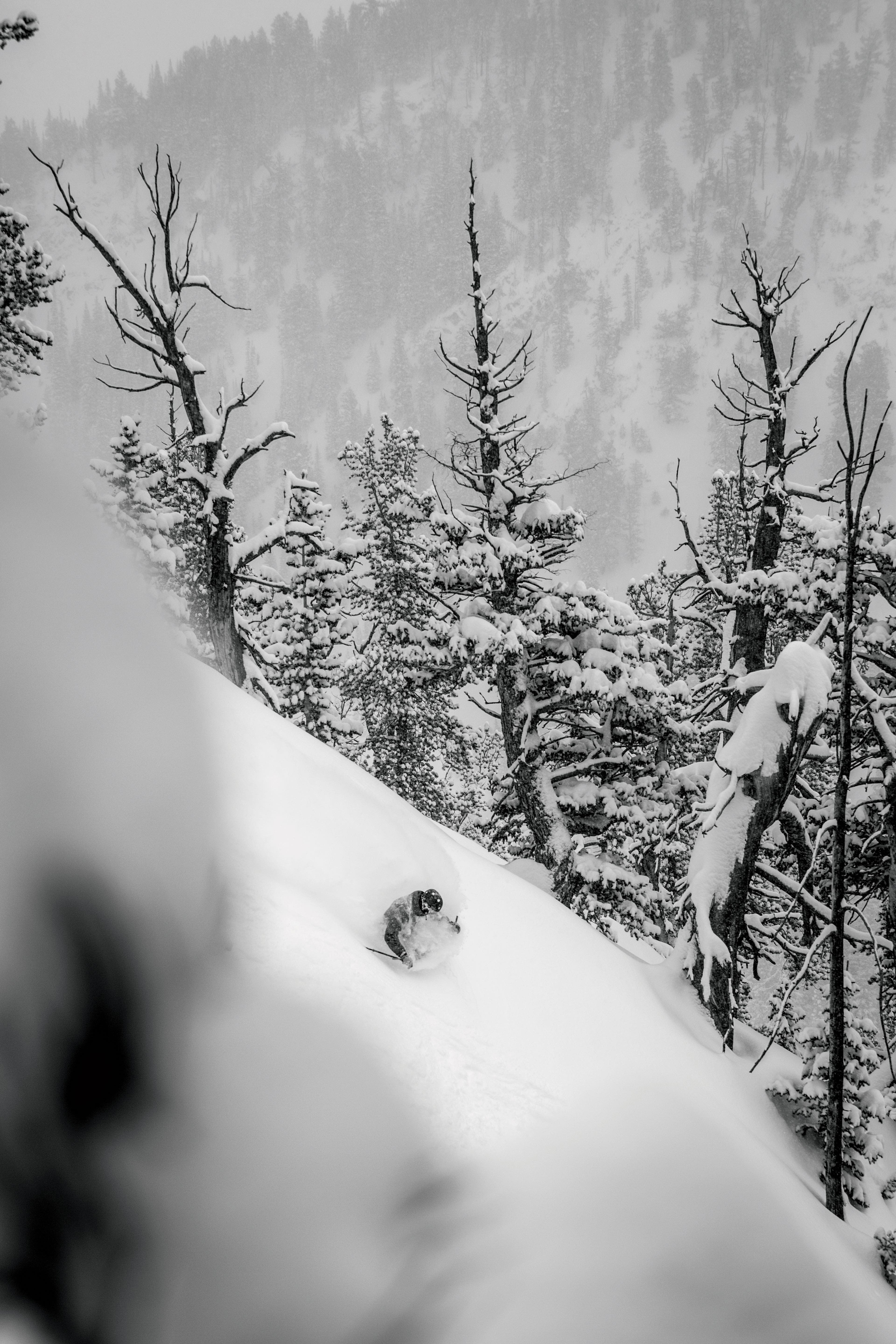 SKI1017_TRA_SLC2_Solitude_by_WraySinclair Hans Harris enjoying some alone time at Solitude Mountain Resort.