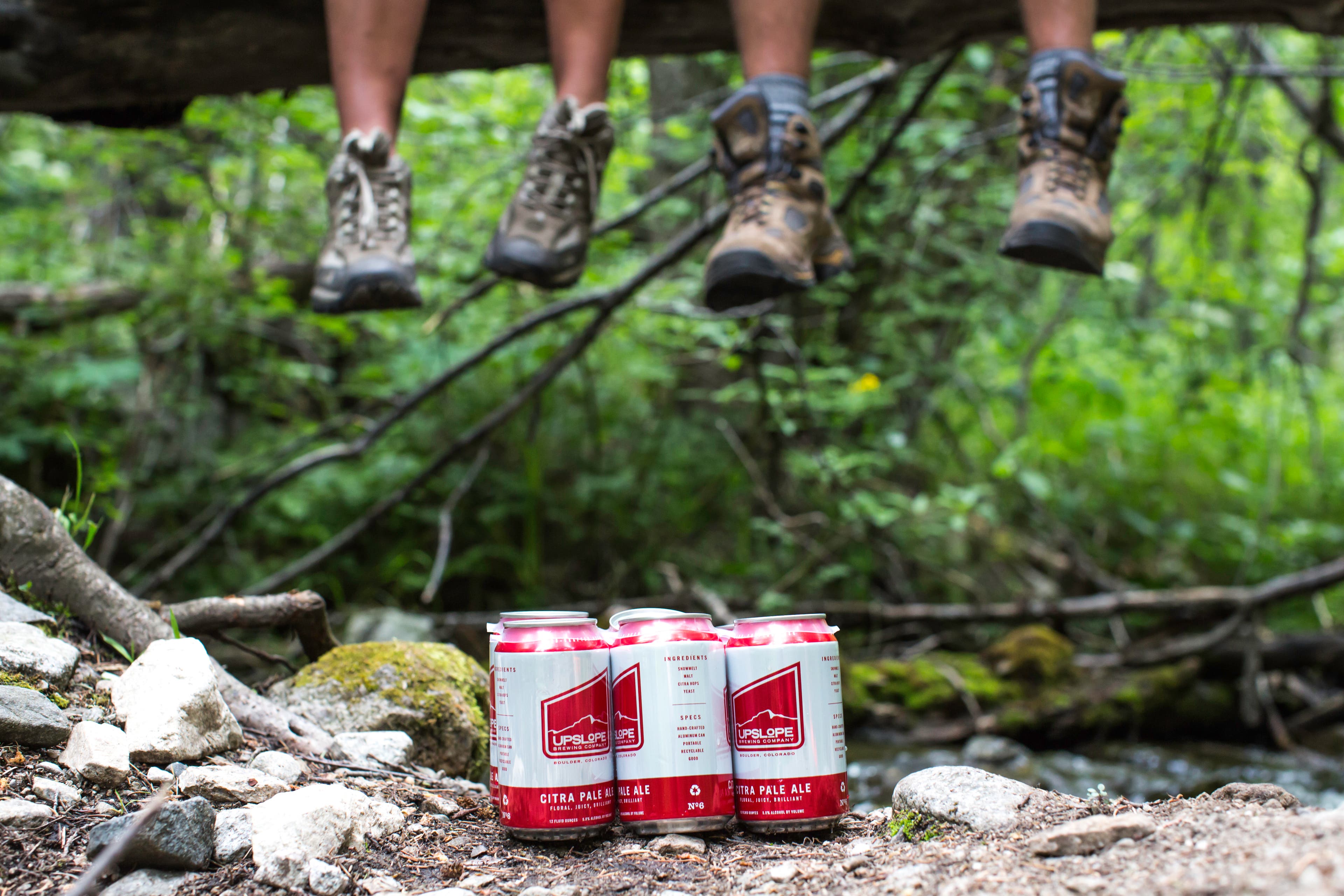 Citra 6pk Hiking Boots - Jake Holschuh (1) Citra Pale Ale on a hiking trail