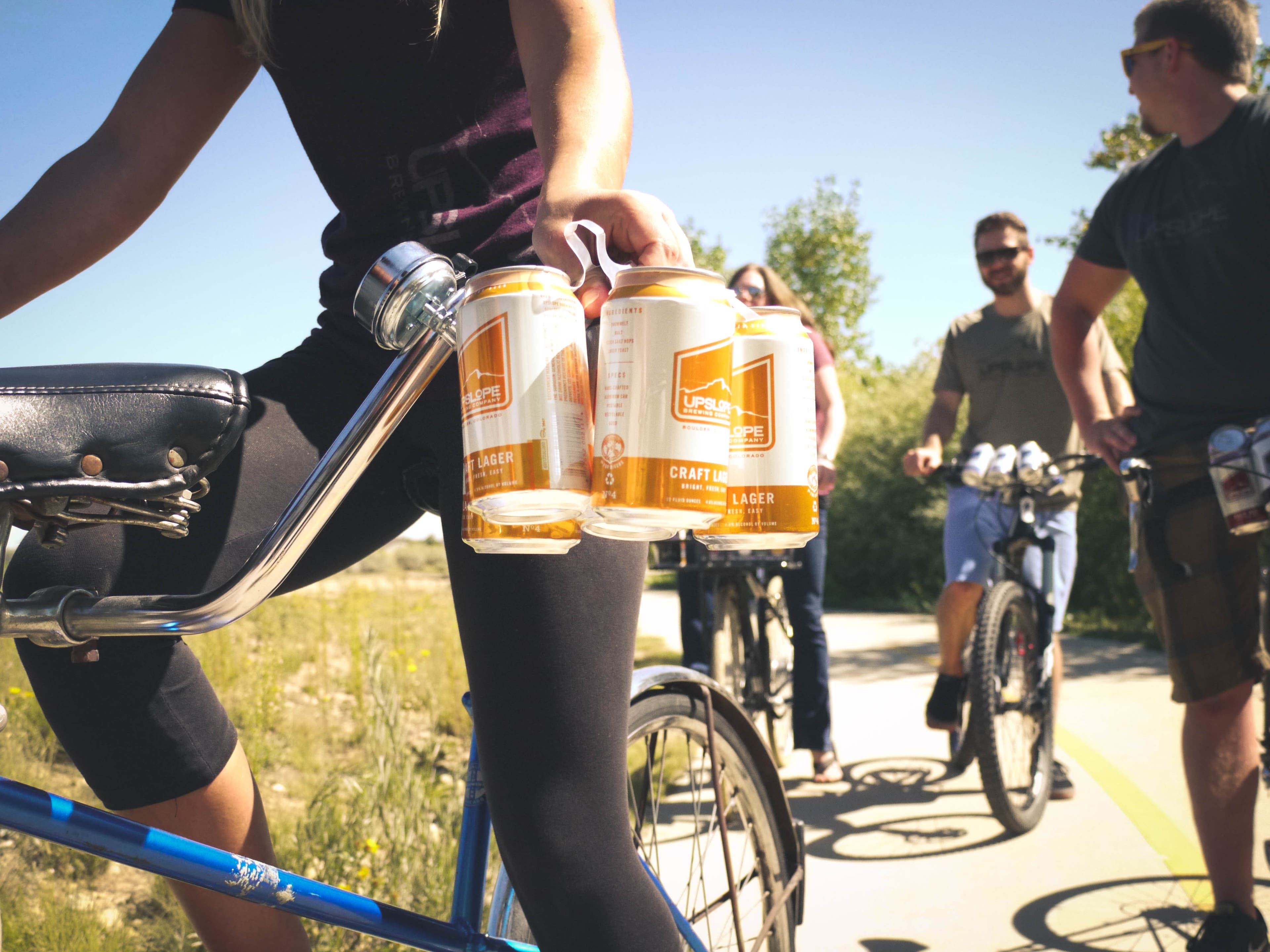 craft_lager_handlebars Upslope Craft Lager on bike handlebars