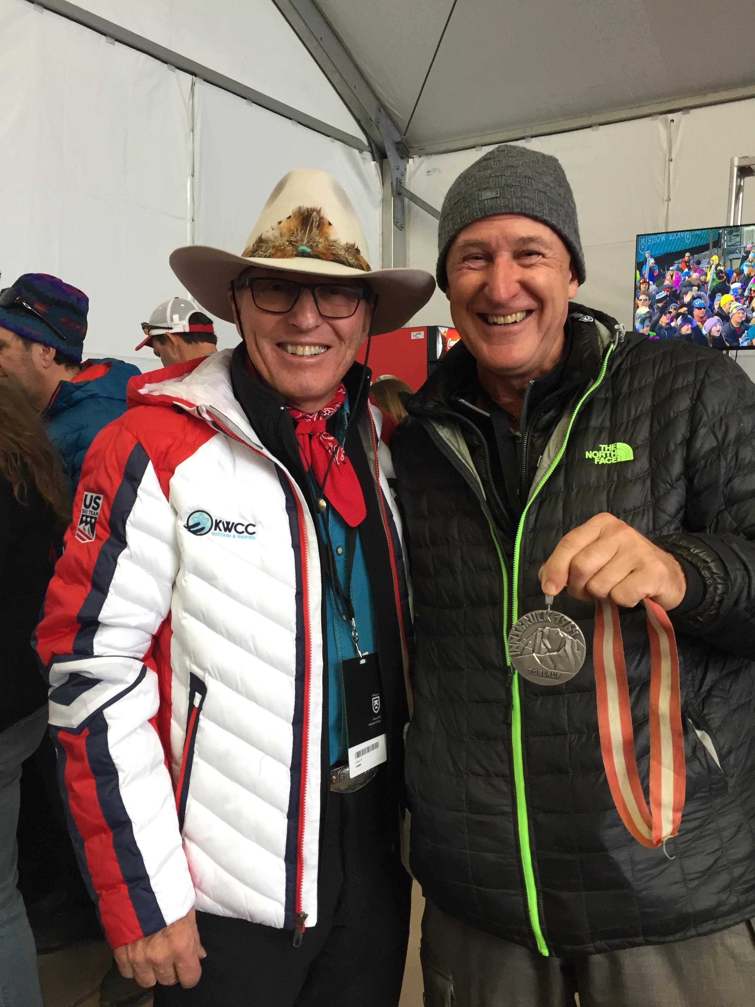 ScottHoward&BillyKid(Women'sFISWorldCup-Killington) Scott Howard (R) and Billy Kid (L) at Women's FIS World Cup