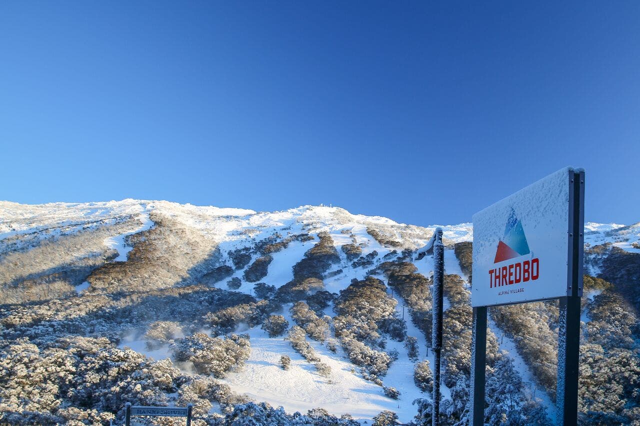 Blue sky at Thredbo
