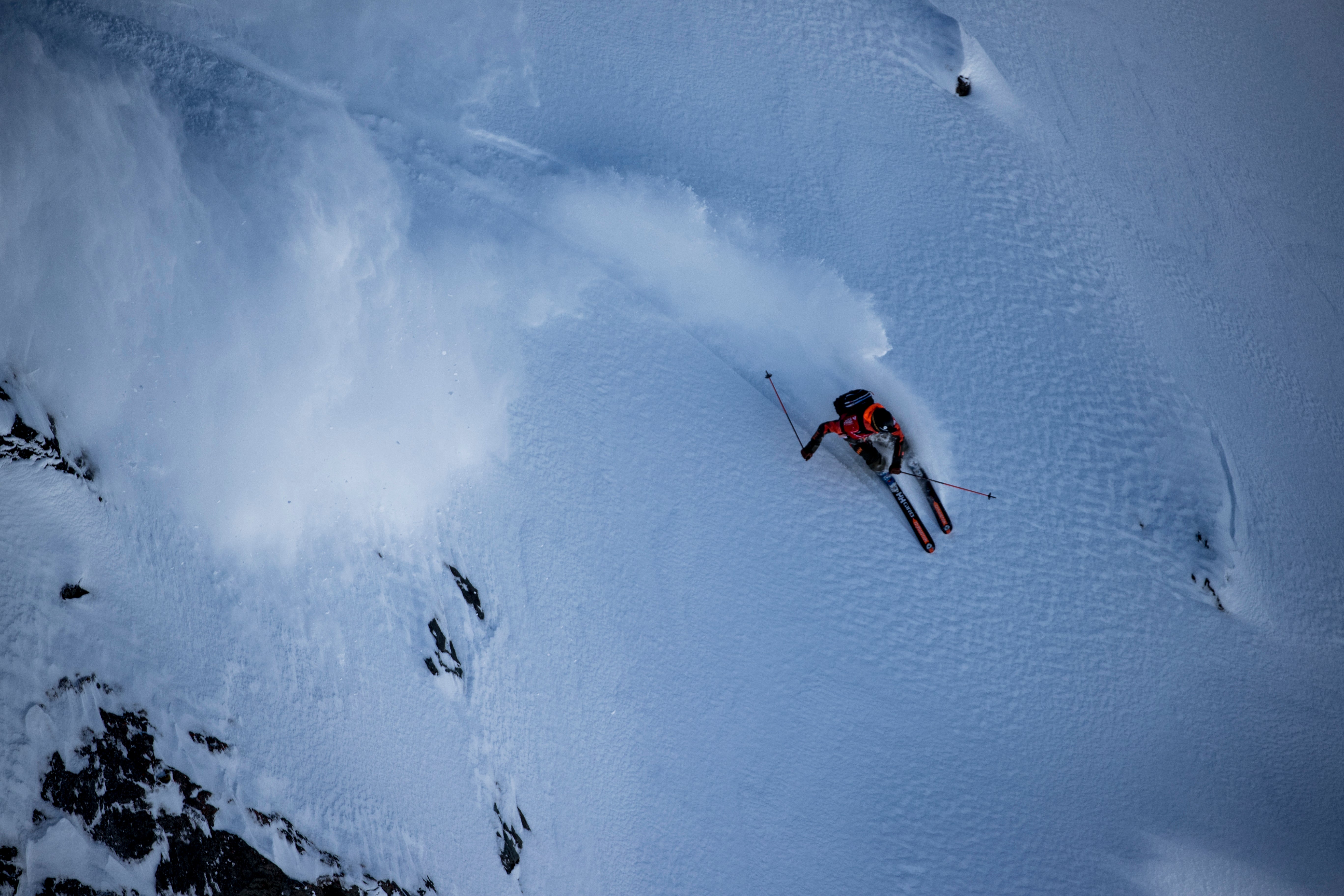 "Reine Barkered at the 2017 Freeride World Tour Verbier Xtreme"