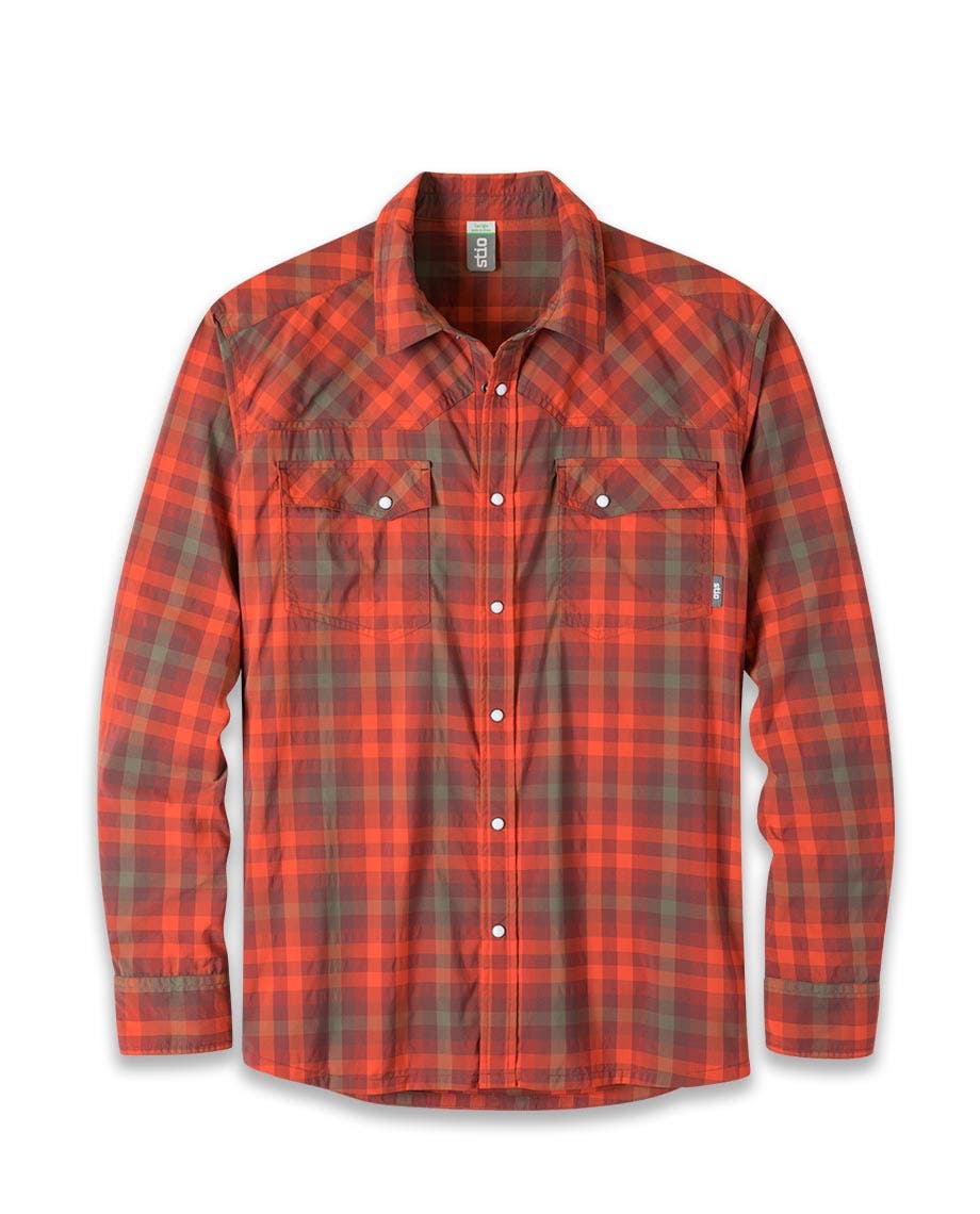 F17-M-Eddy-Shirt-Russet-Brown Stio Eddy Shirt