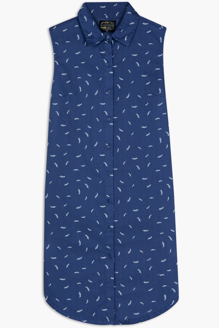W_prim_BLUE_01 United By Blue Prim Shirtdress
