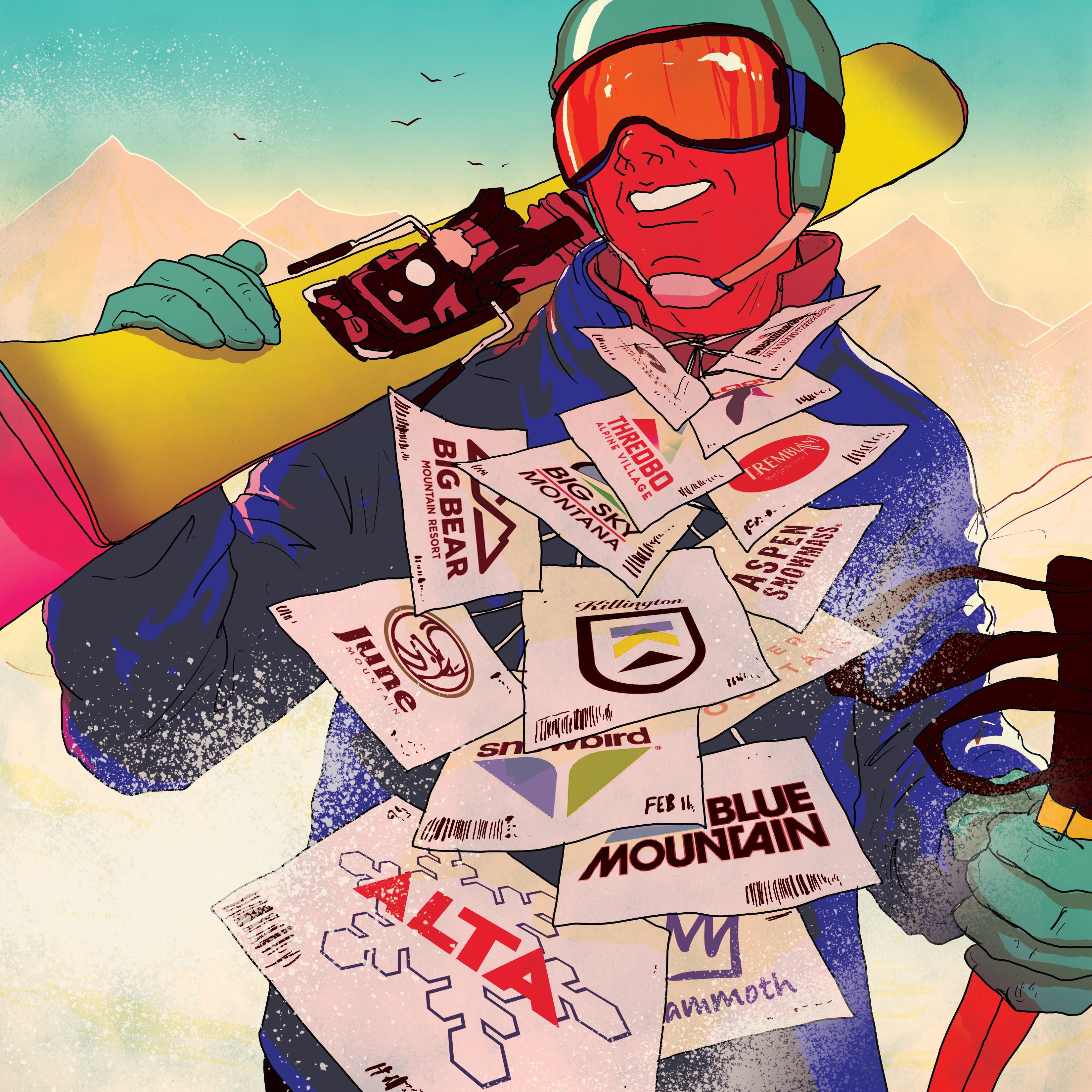 Ikon Pass Illustration