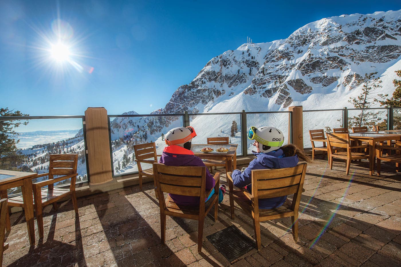 Sitting at Snowbasin