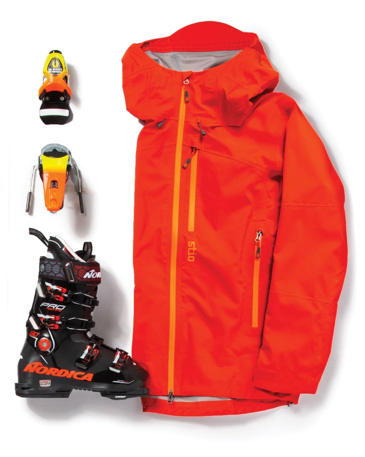 SKI1118-EdsGear-stio Look Pivot Forza 18, Nordica ProMachine, Stio Envrion XT