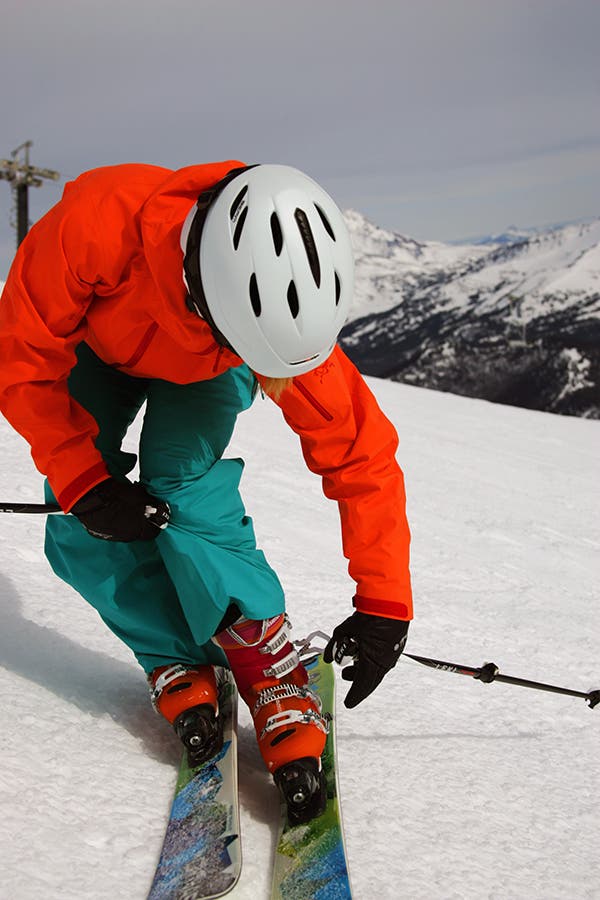 Boot tester Quincy Young of the Start Haus in Truckee, CA