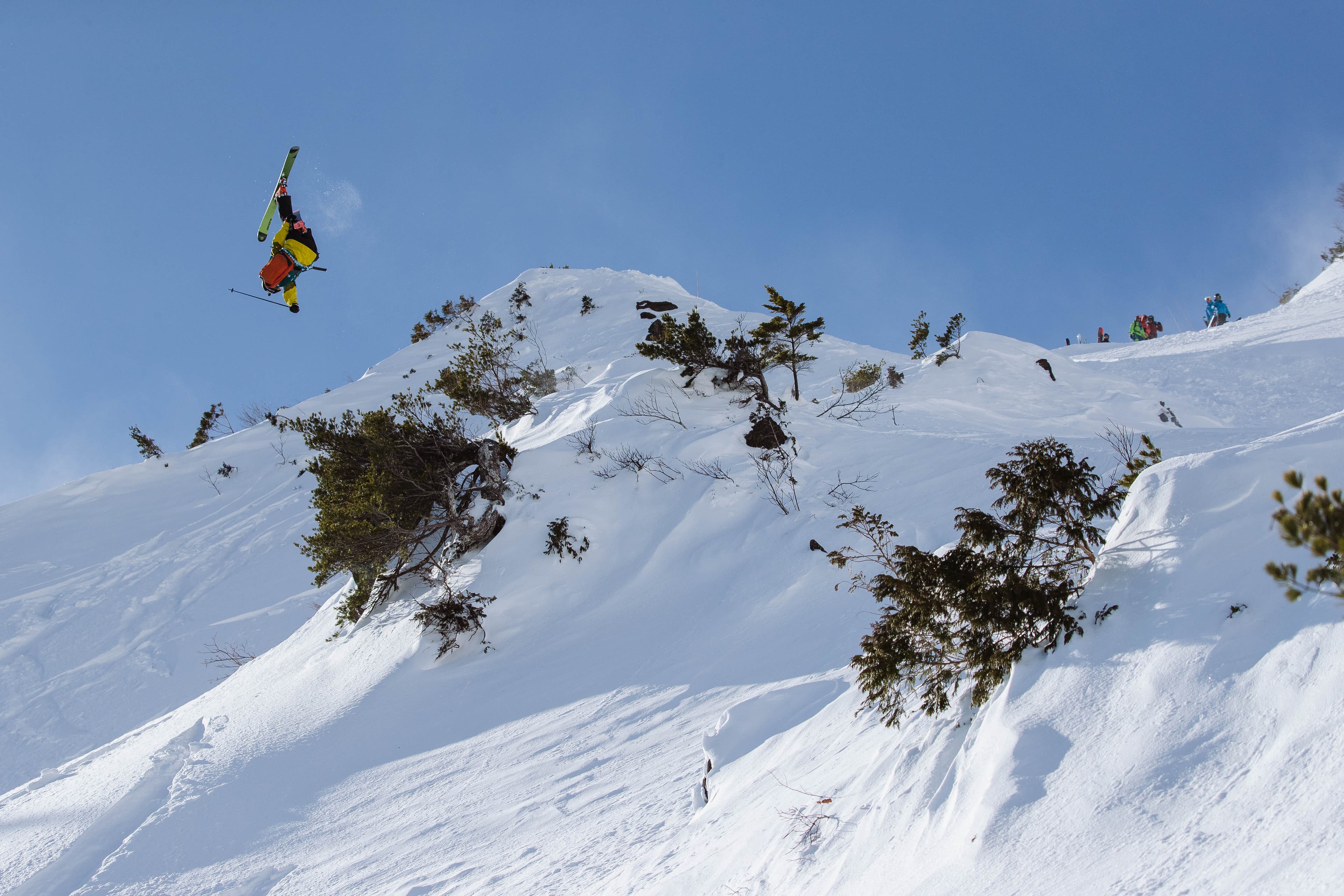 Berkeley Patterson on course in Hakuba Japan