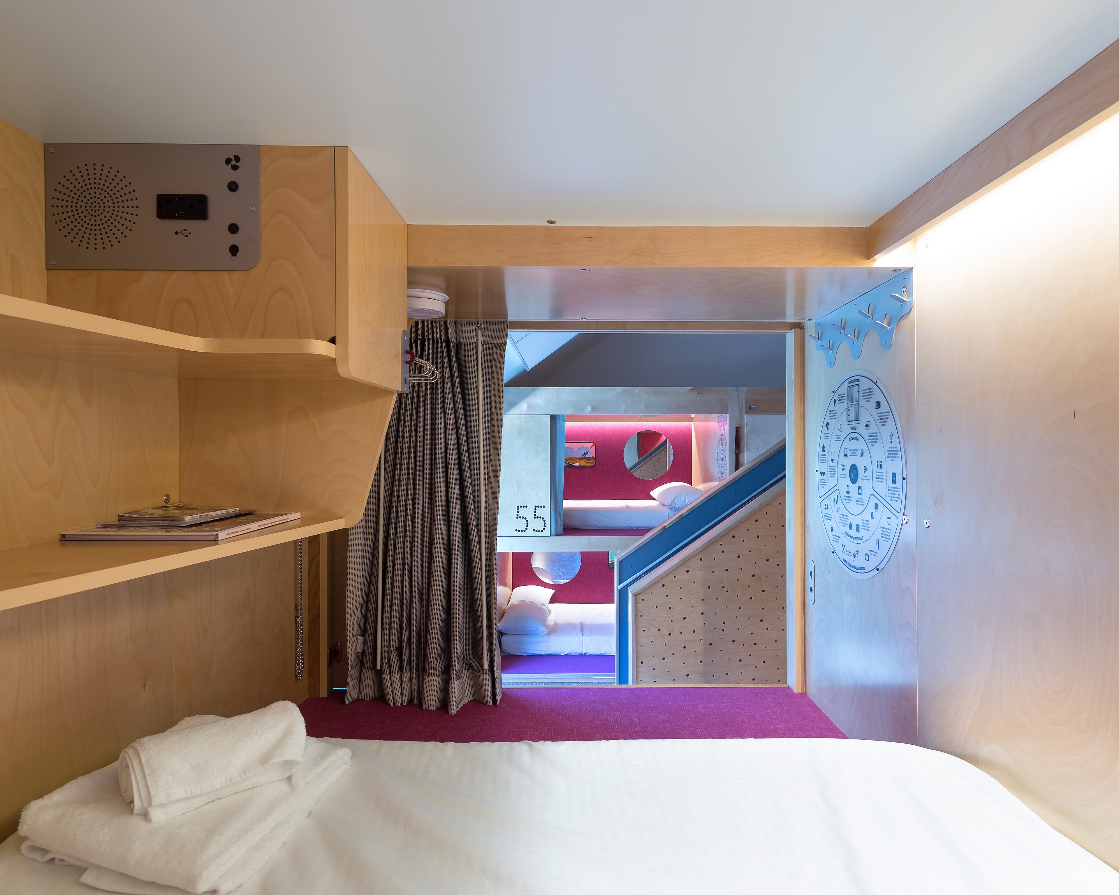 pangea-pod-Front-entry pod Inside a pod