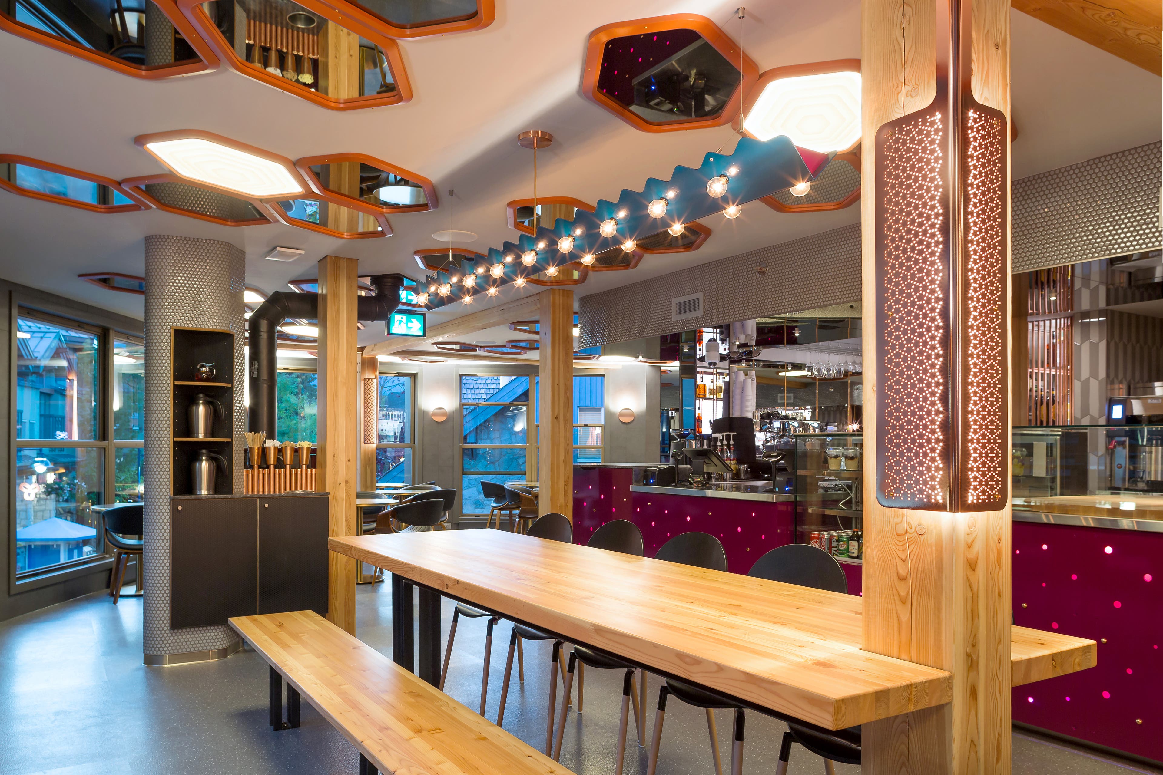 The Living Room from the Pangea Pod Hotel