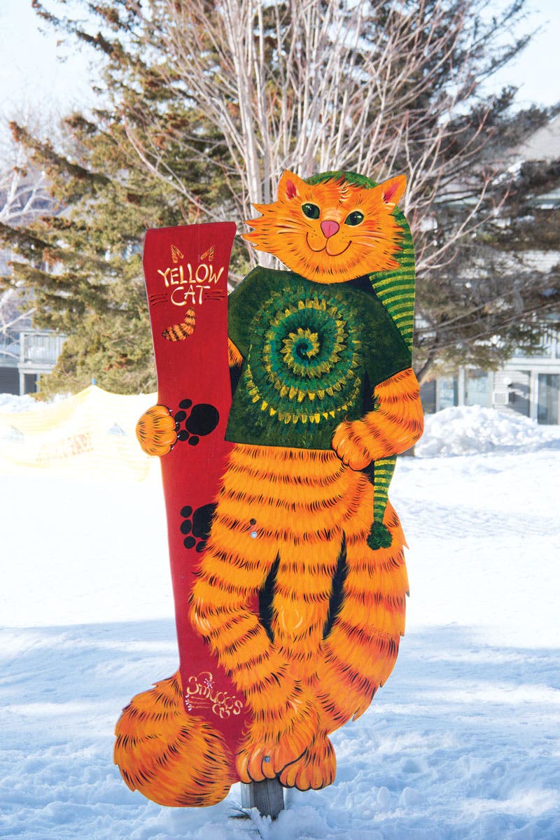 Yellow Cat's Lair, a grom favorite, is one of several kid's trails.