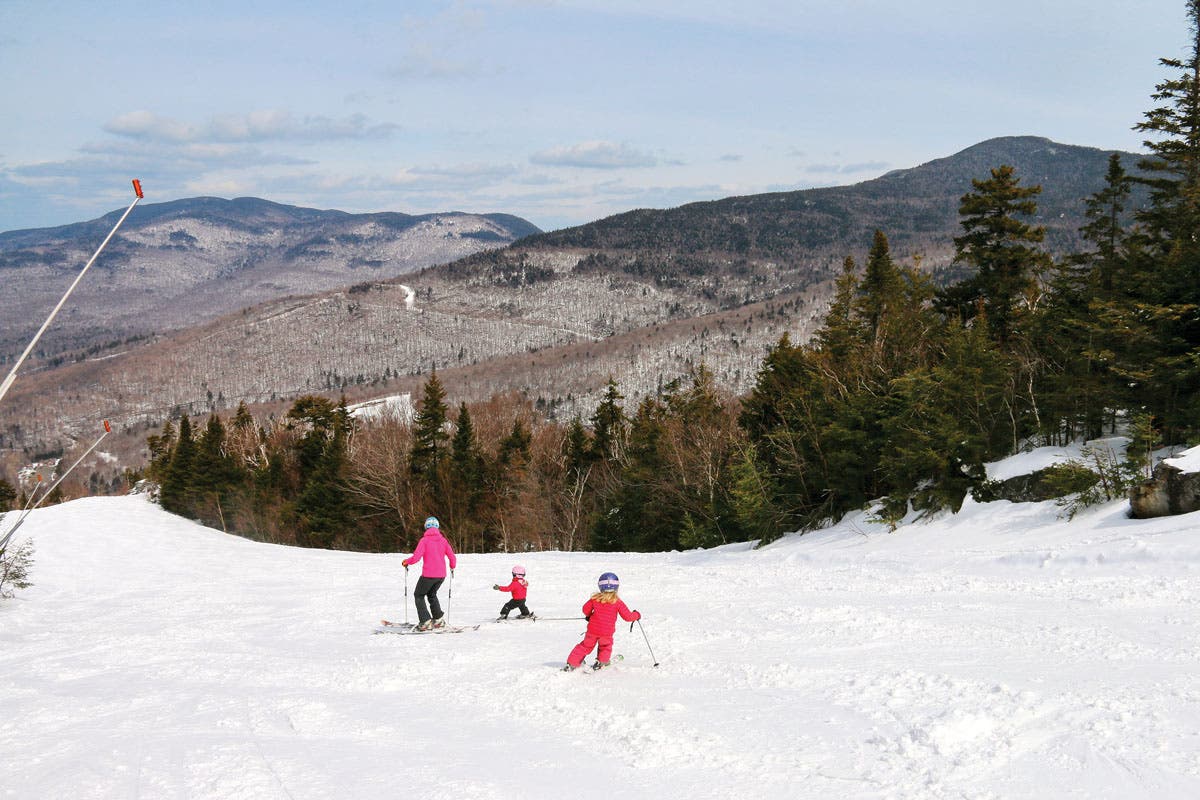 Don't let this mellow run fool you: Sterling Mountain boosts mostly blues and blacks spilling from it's 3,040-foot summit.