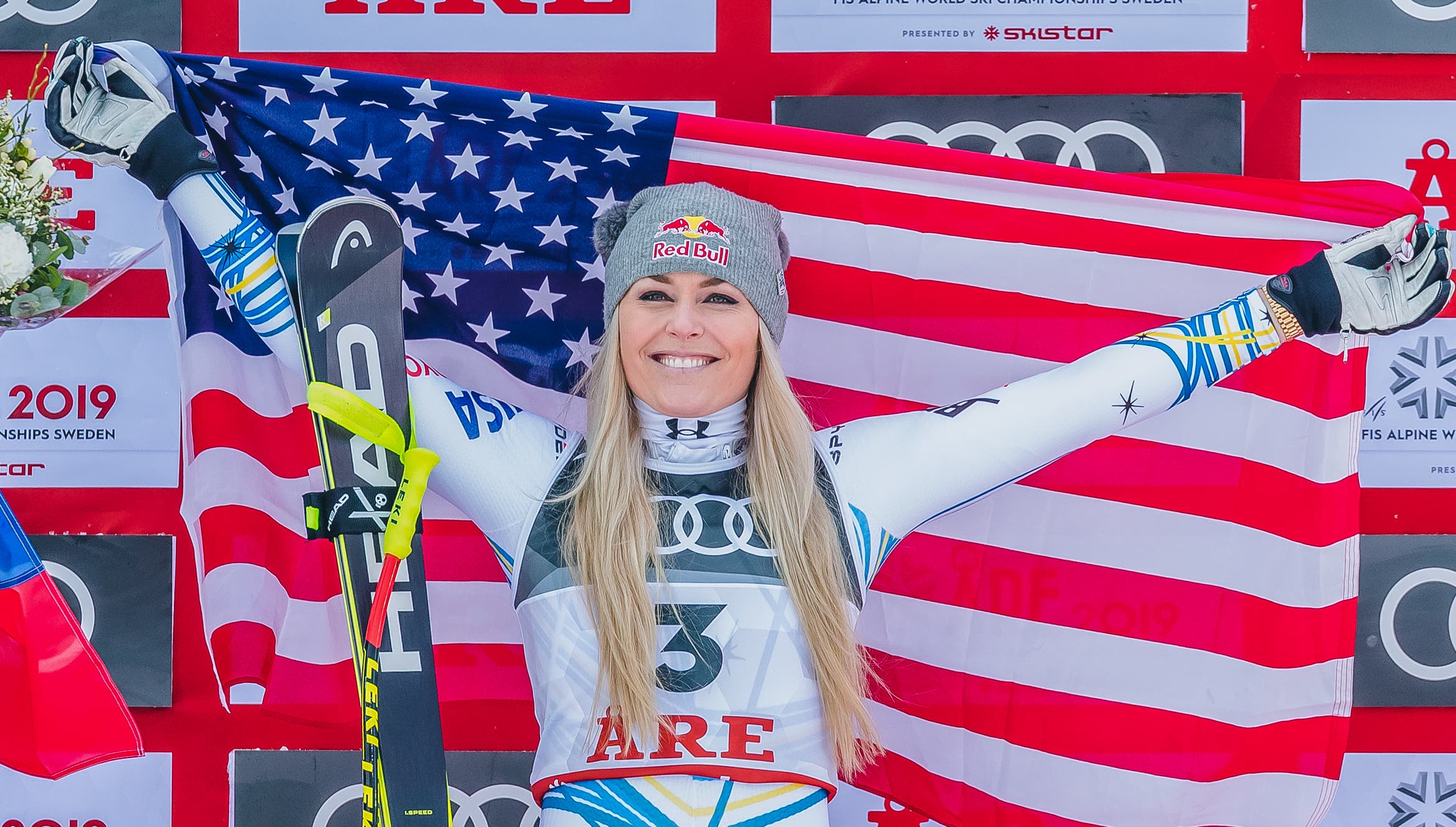 Lindsey Vonn, 2019 World Championships Downhill, Bronze Medal