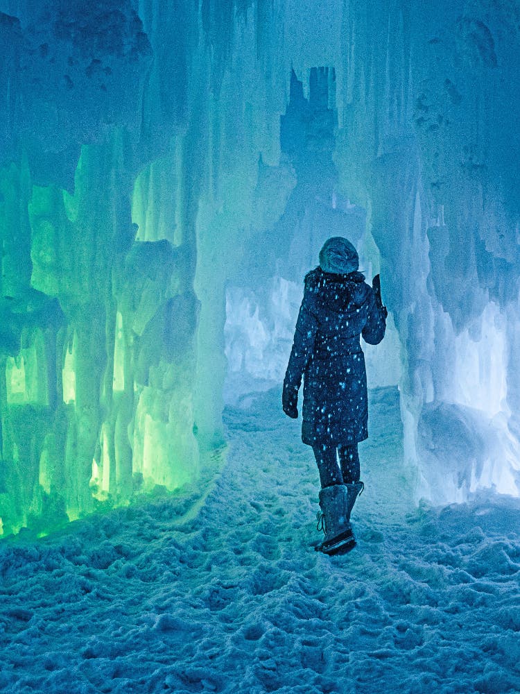 midway ice caves None