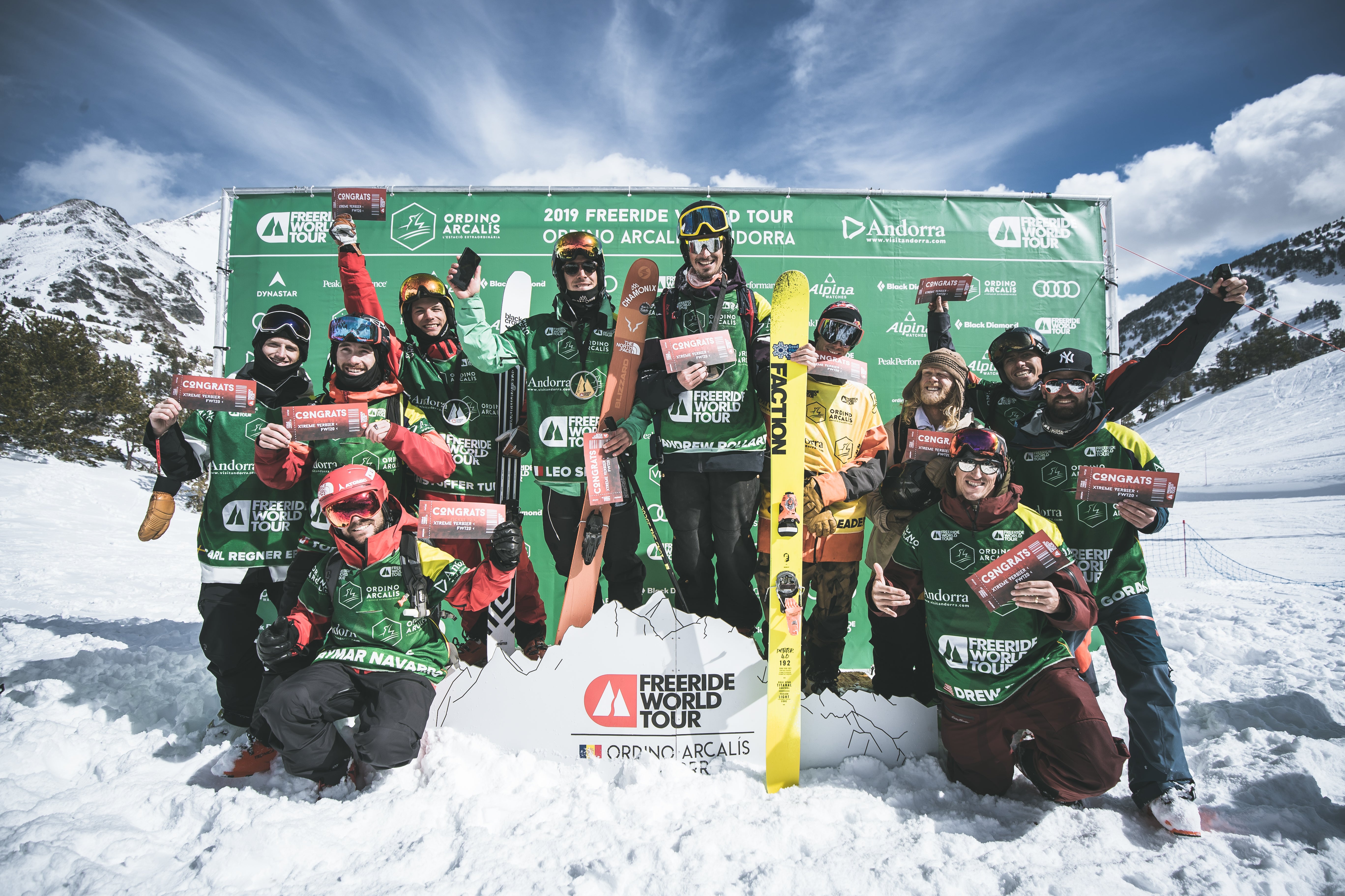 "Men's podium and Verbier Qualifiers"