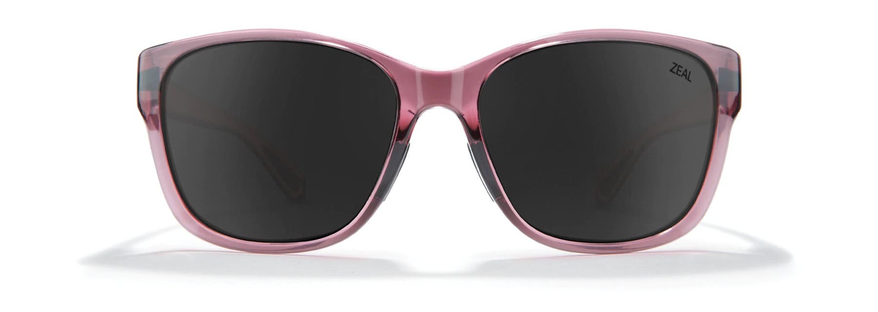 Plum-framed sunglasses