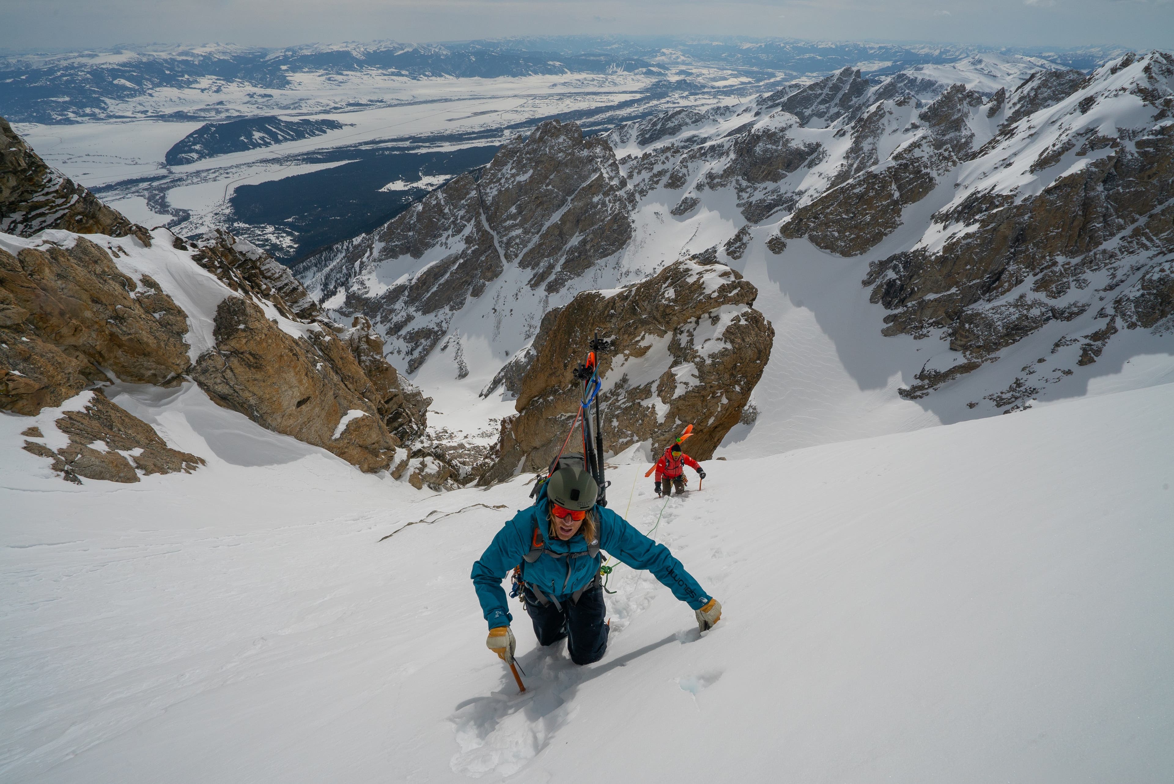 Climb9_C_@bjarnesalen Cody Townsend and Jimmy Chin on the Grand Teton