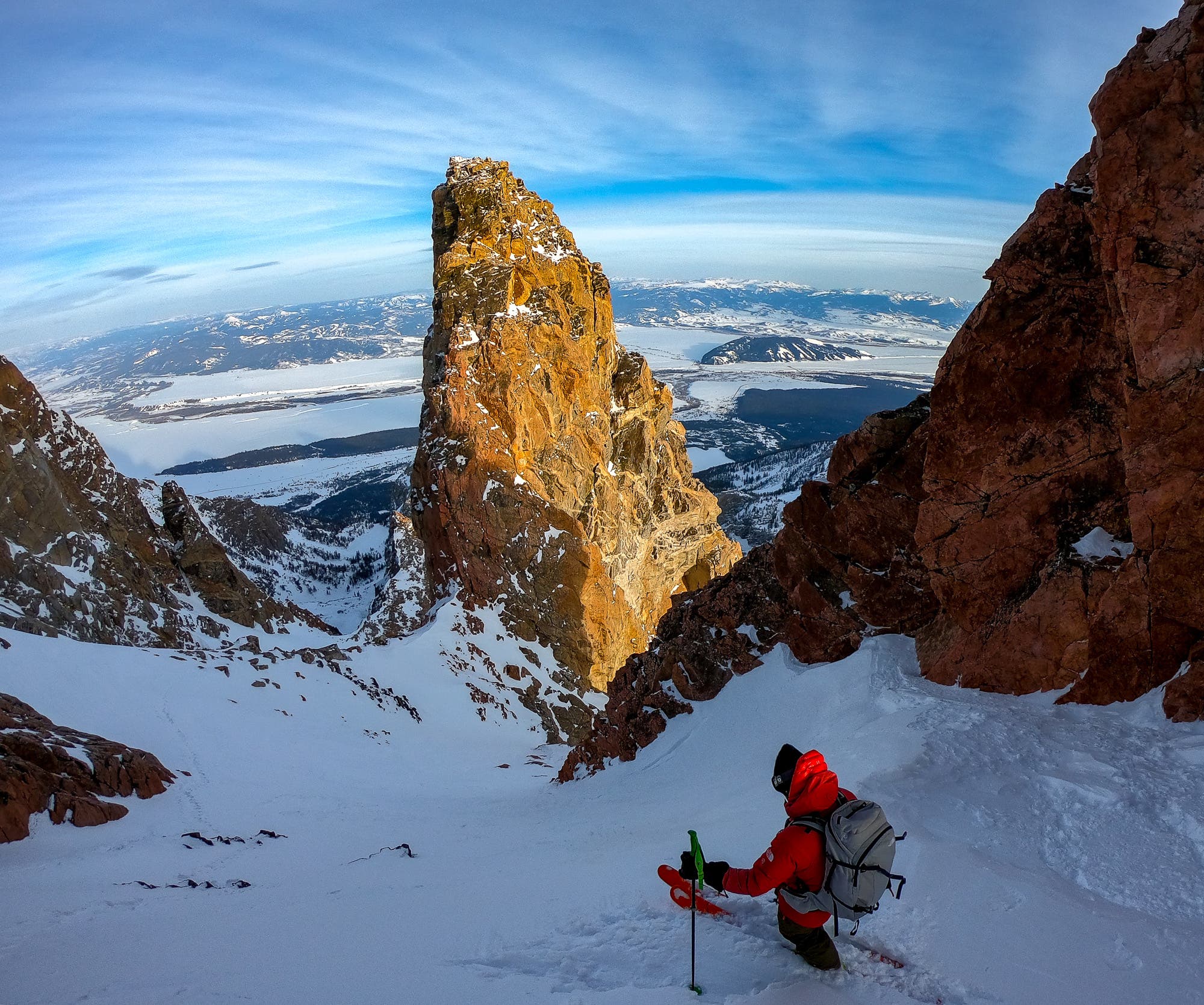 Jimmy Chin on the Grand Teton