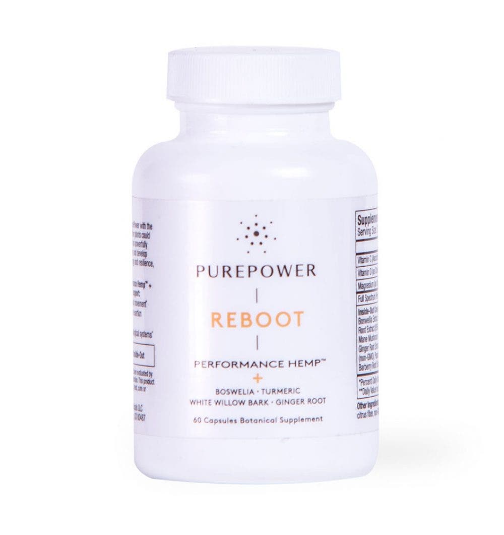 PurePower hemp supplement container