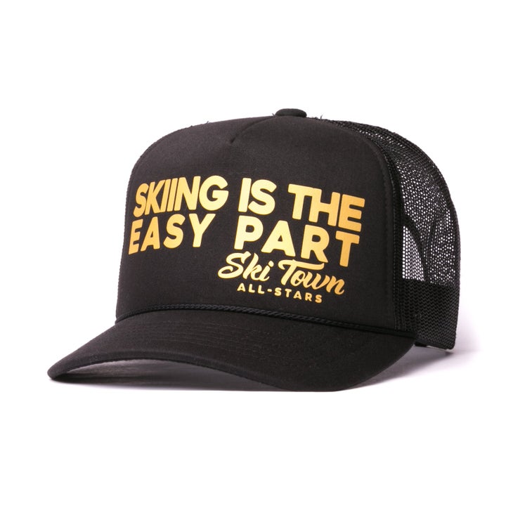 STAS-216_1024x1024@2x Skiing is the Easy Part Ski Town All Stars Trucker
