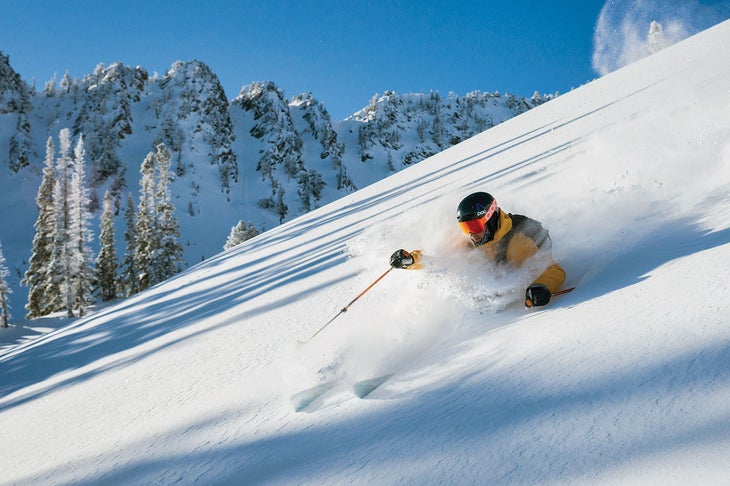 "Skiing at Snowbasin"