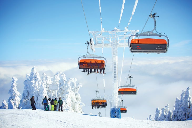"Okemo bubble chair Resort Guide 2020"