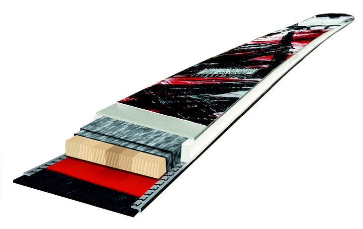 Construction: torsion box Ski construction