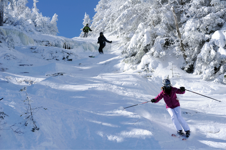Paradise Paradise ski run at Mad River Glen in Vermont
