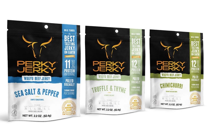 PerkyJerkyWagyuBeefJerky Perky Jerky Assorted Flavors