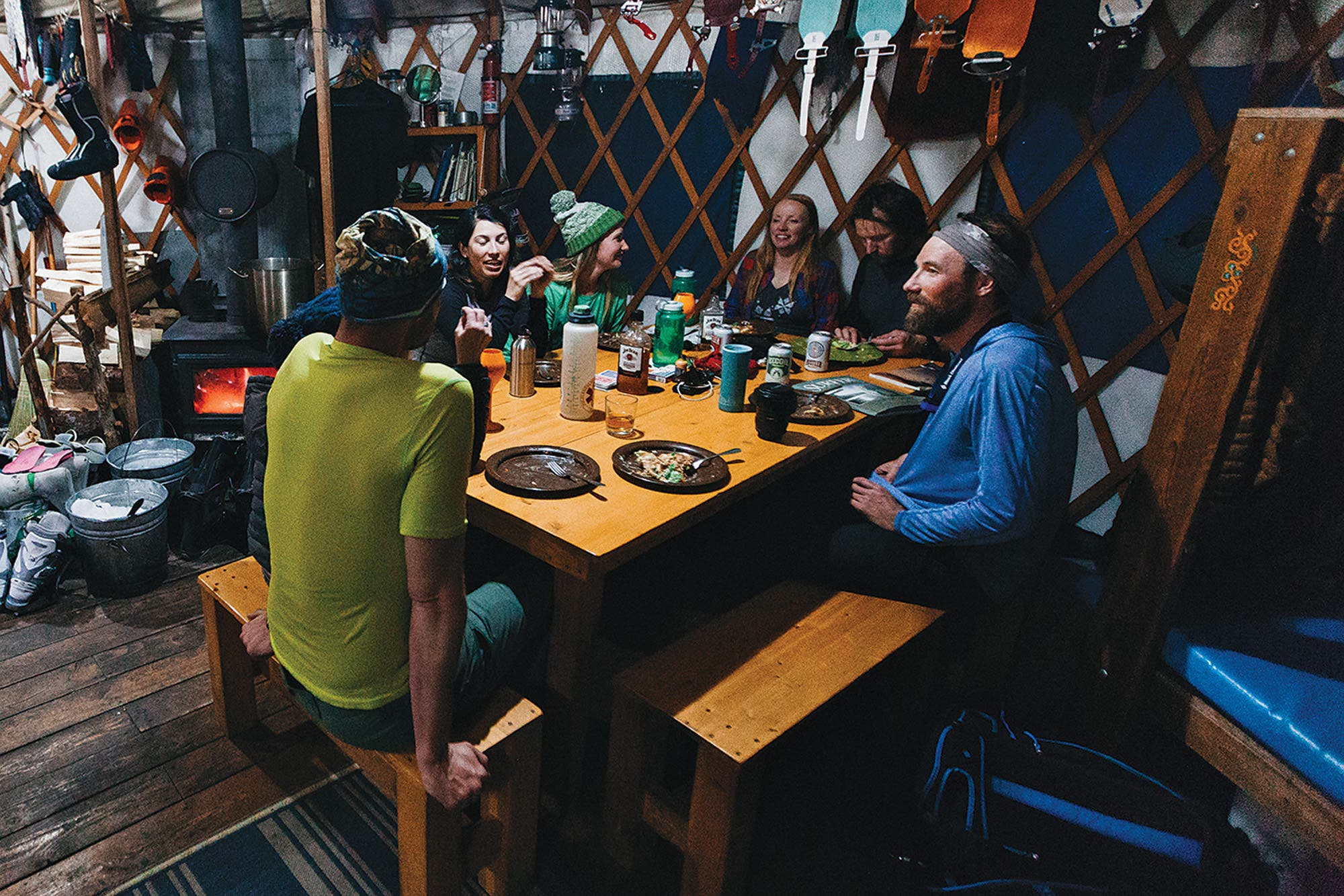 SKI1219-EC-YurtsCoyote-2-byRayJGadd-s Inside a Coyote yurt in Sun Valley, Idaho