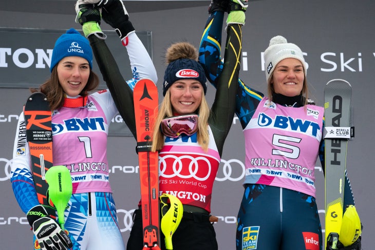 Mikaela Shiffrin Scores Two Podium Finishes in Killington, U.S. Men's ...