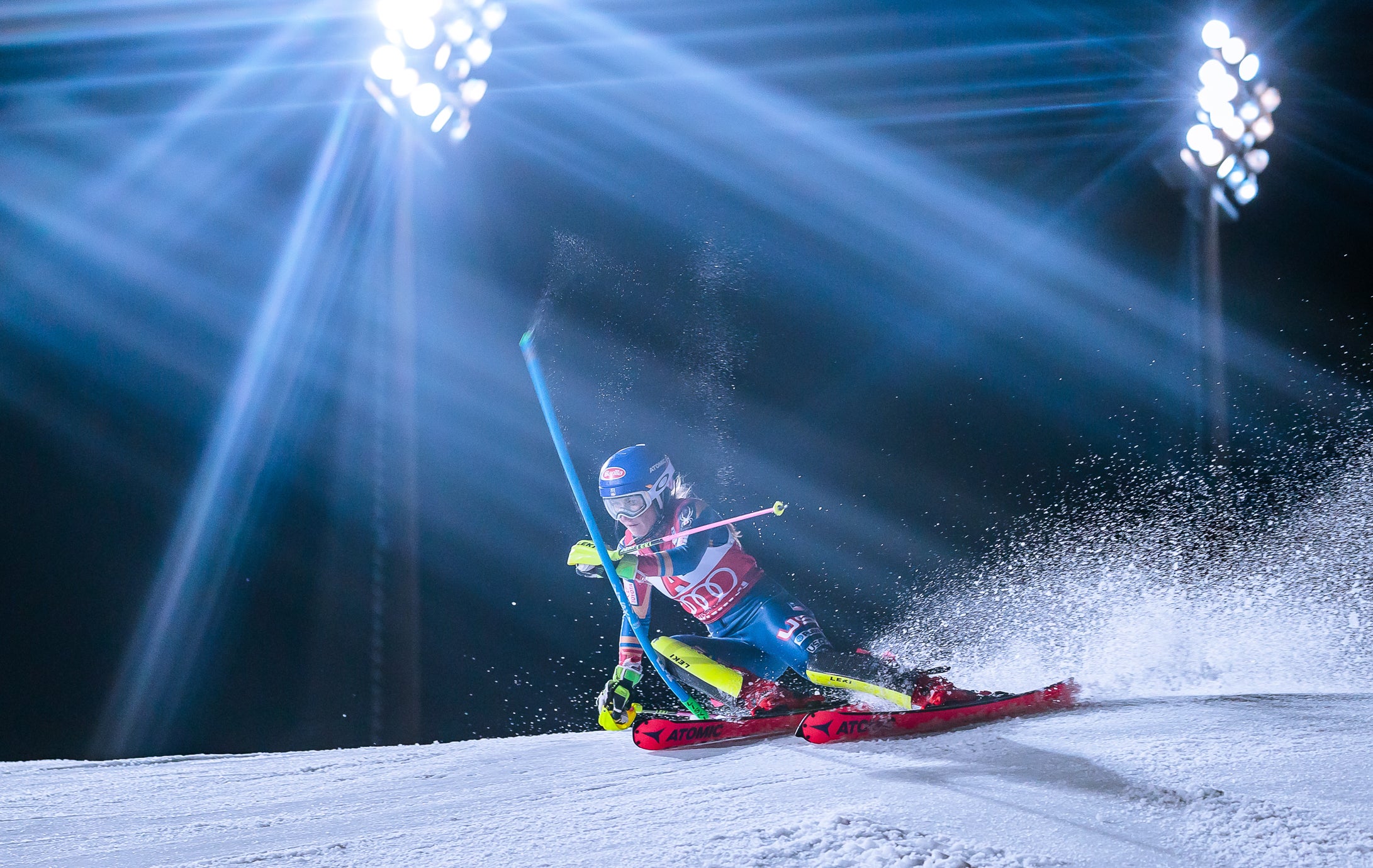 "Mikaela Shiffrin, 2018 Flachau World Cup Slalom"