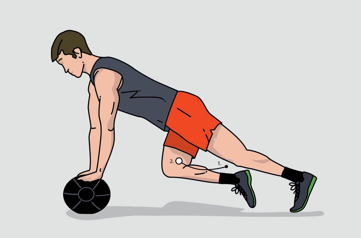 Medicine ball outlet mountain climbers