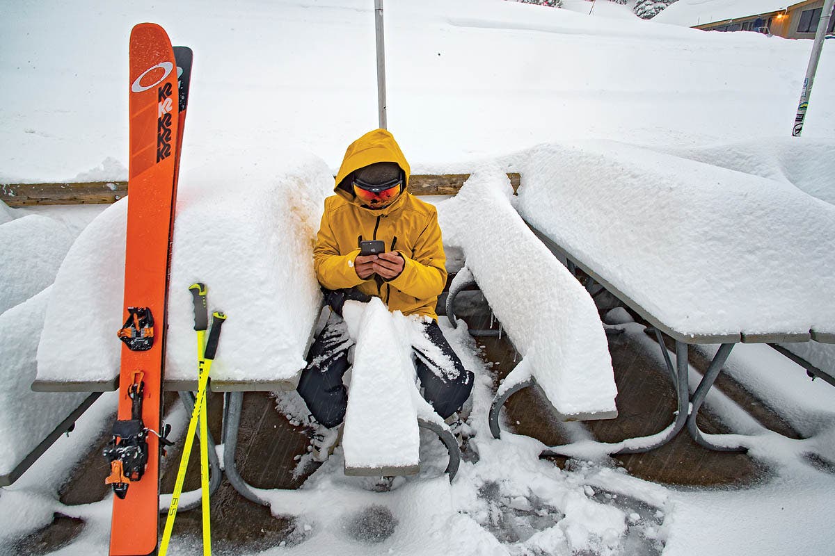 Taking a break at Wolf Creek