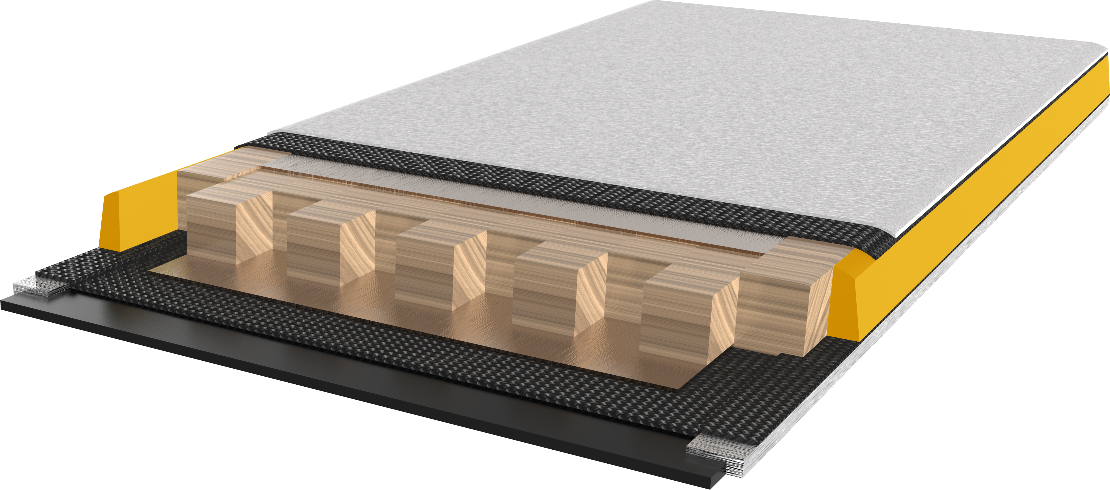 G3 Slayr Ski core construction features 45 degree angles to add torsional rigidity