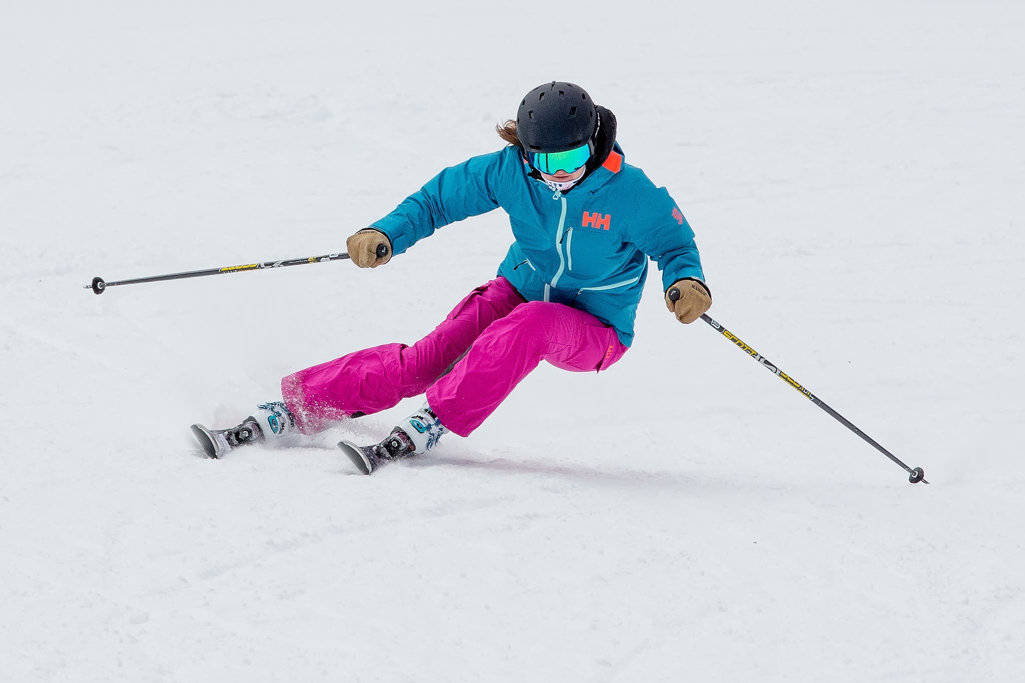 Renee Carving at SKI Test Taos