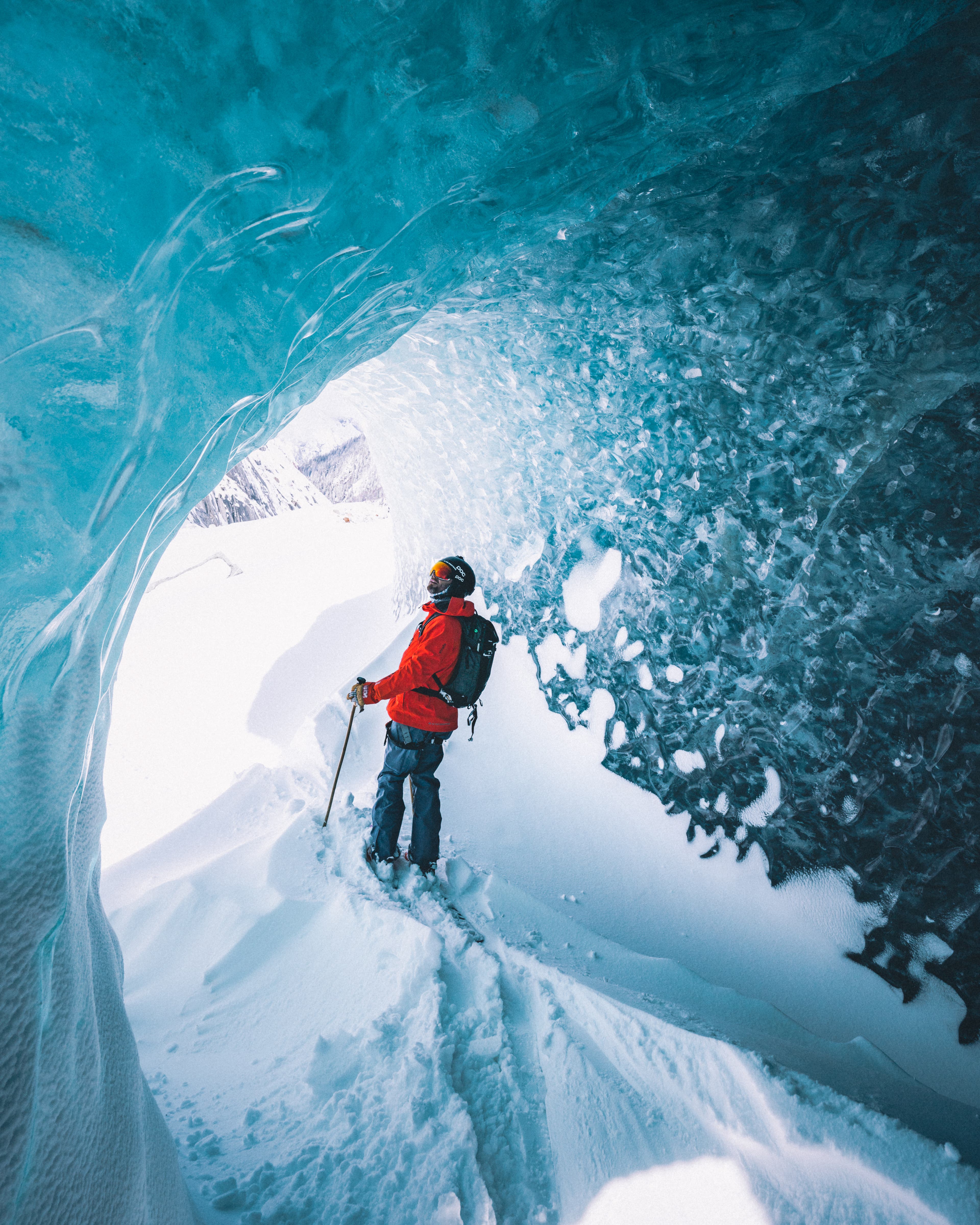 Ice Caves at the Mer de Glace above Chamonix