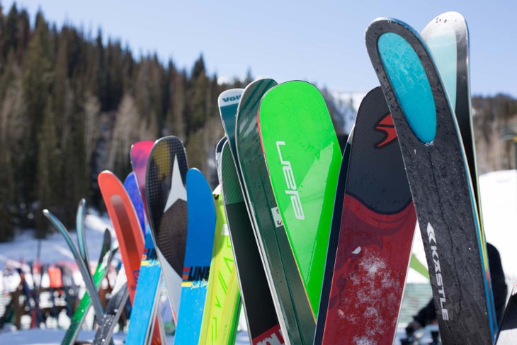 Nice Rack Testers cycle through roughly 15-25 skis per day, evaluating each in every type of terrain. Four categories, five days, 150 skis, free beer from…