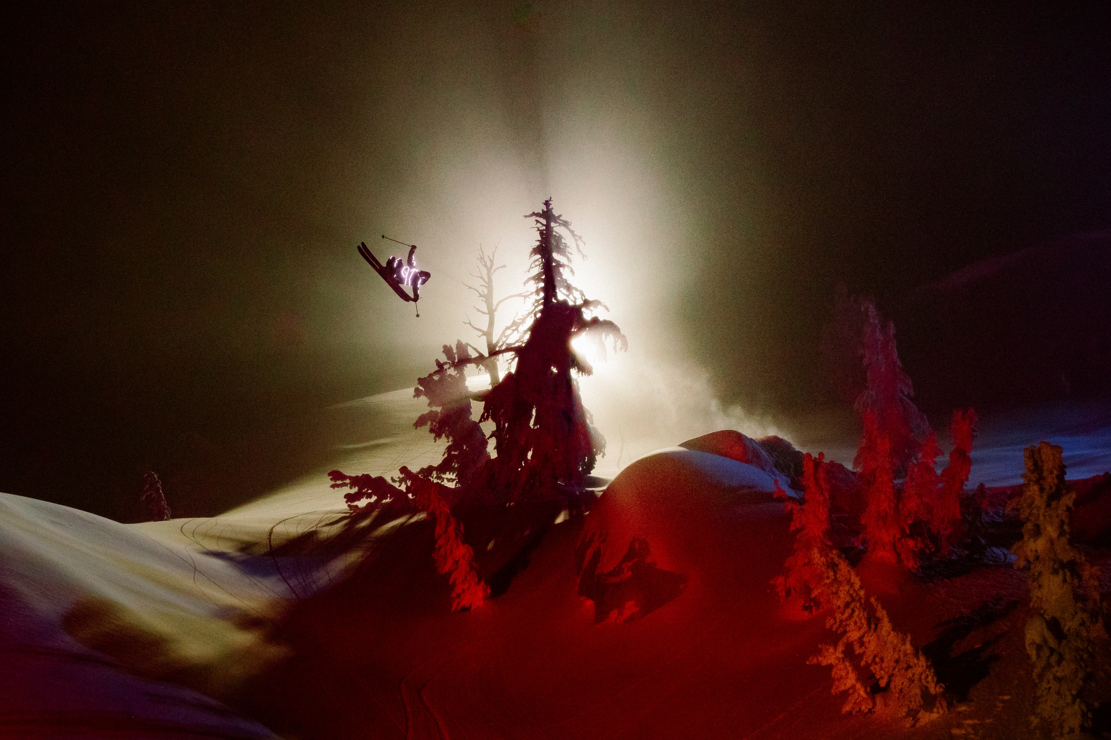 @petermorning- @chrisbenchetler Chris Benchetler night skiing