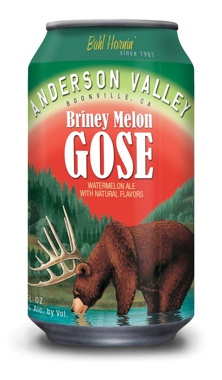 Briney12ozCAN Briney Melon Gose can