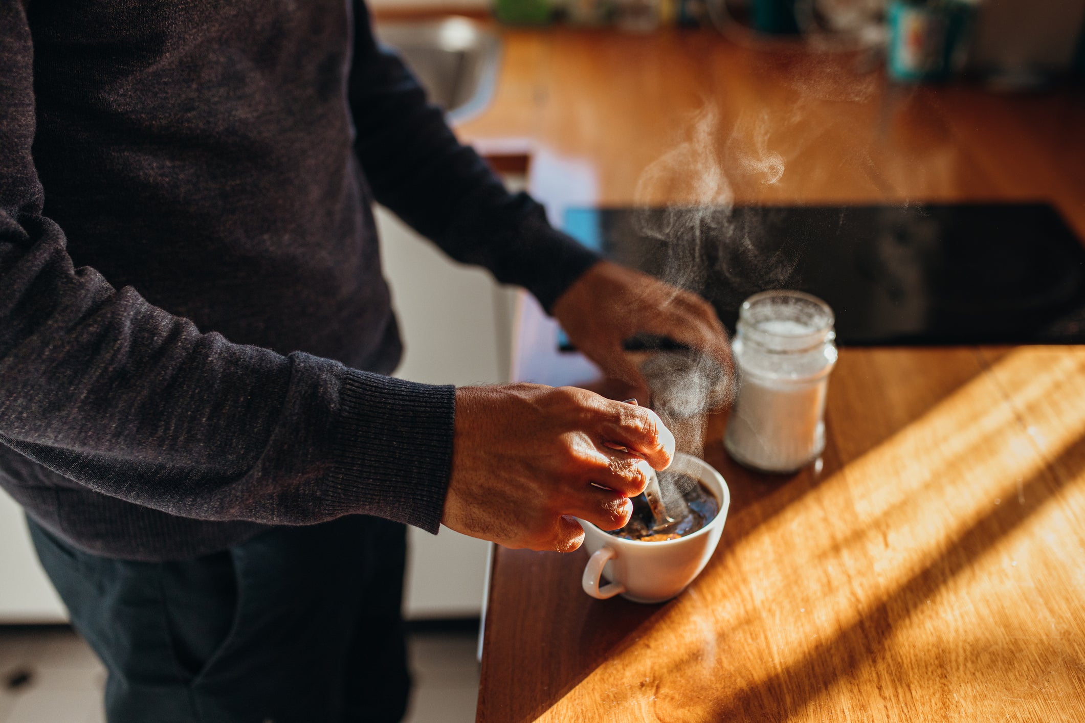 Pouring Hot Chocolate From A Thermos High-Res Stock Photo - Getty Images