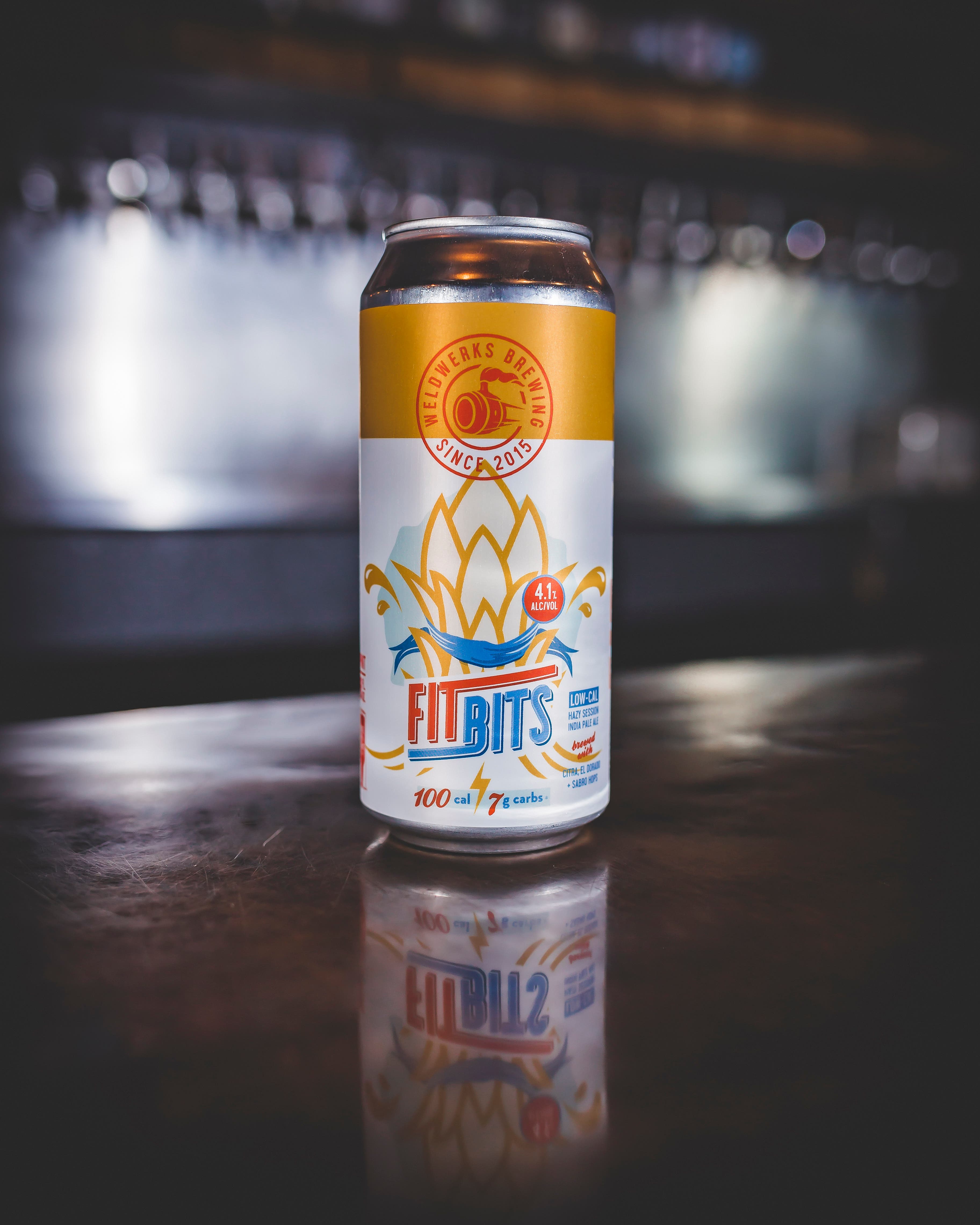 wkrl-4 Can of WeldWerks Brewing Fit Bits Lo-Cal Hazy IPA