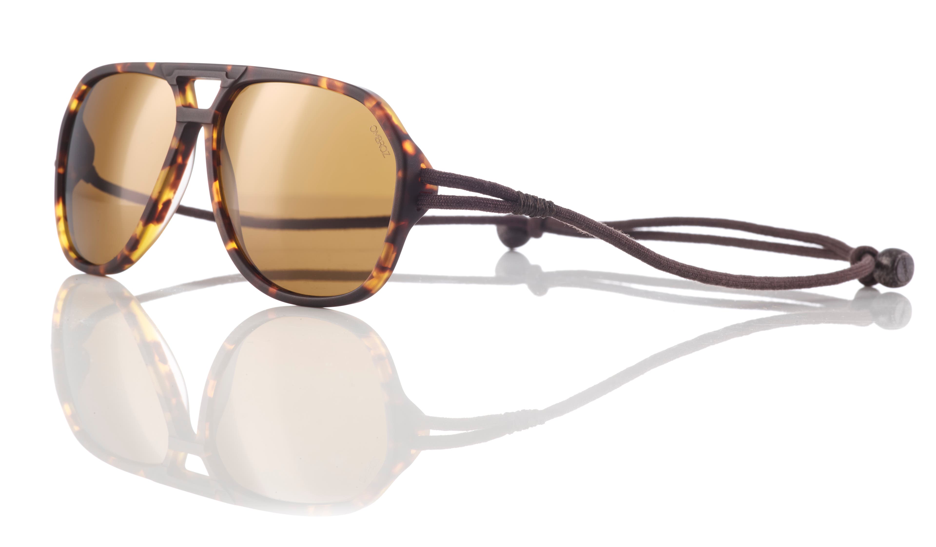 20_TORTOISE BROWN SIDE Ombraz Sunglasses side view