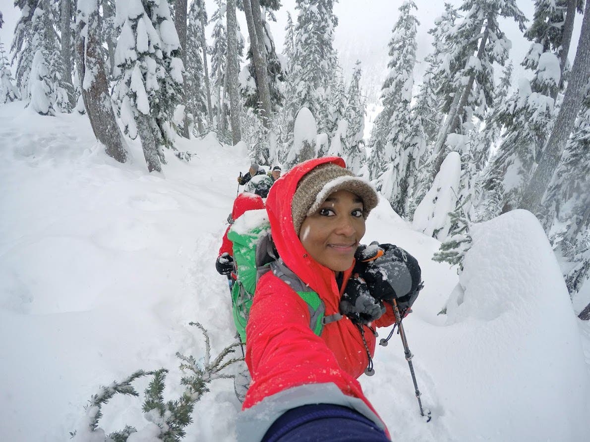 Annette Diggs in the Backcountry