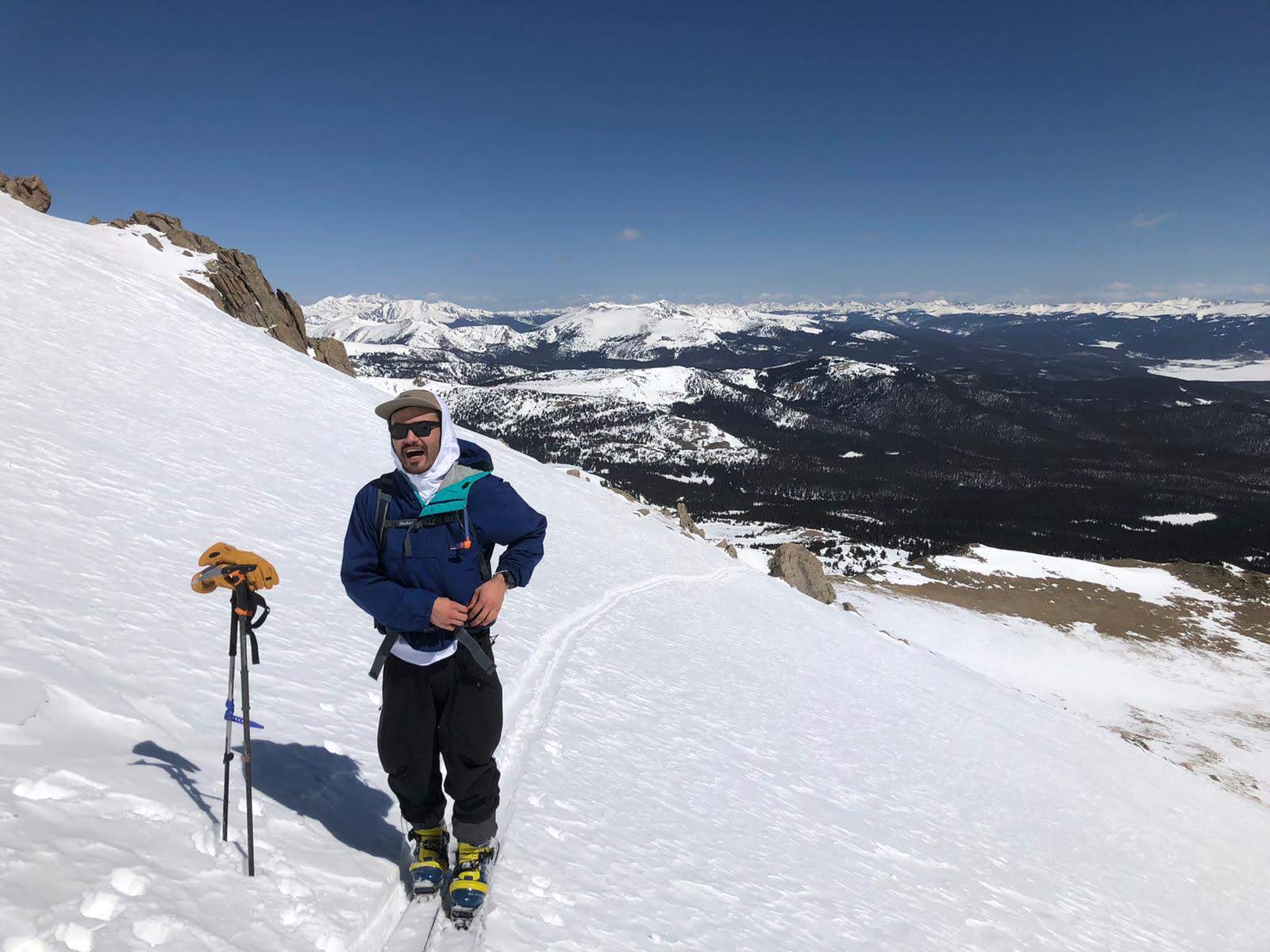 Garrett_Schlag Garry Schlag on a ski tour in Colorado.