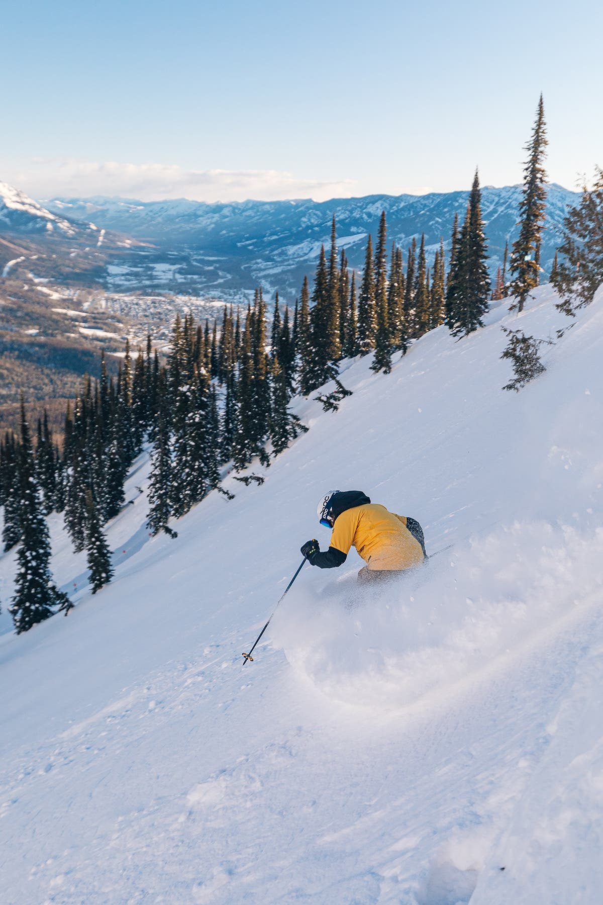 PowderBasics PSIA skier at Fernie Alpine Resort