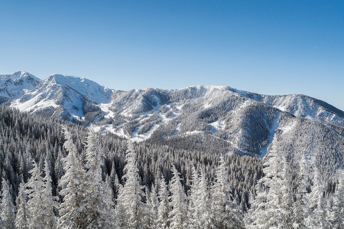 Taos New Mexico from afar.