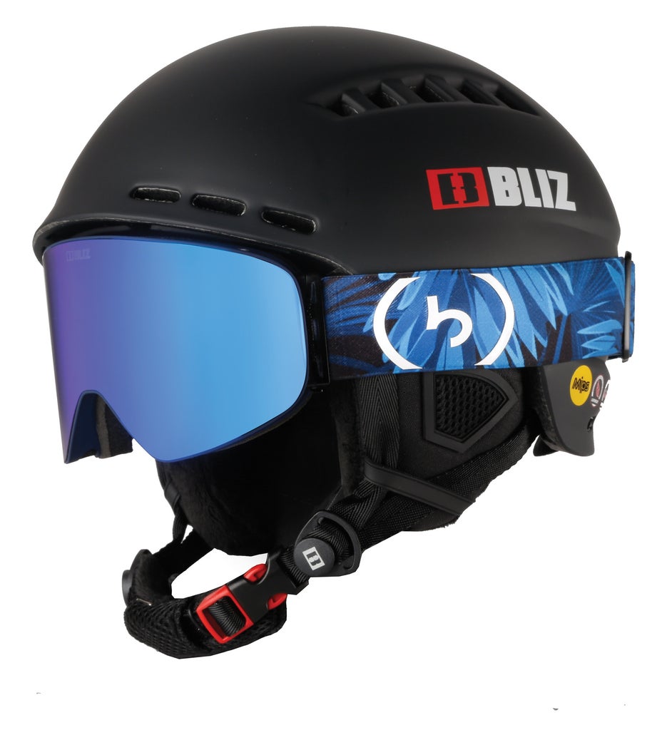 "Bliz Head Cover MIPS Helmet and Flow Goggle"